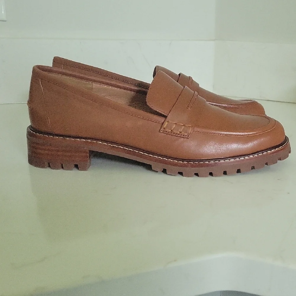 Madewell Leather Loafers in Dried Maple - Picture 4 of 7